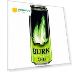 Энергетический напиток Burn Apple Kiwi газированный 0.45 л