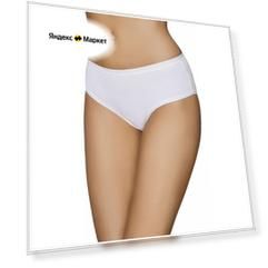 Женские хлопковые гладкие трусы слипы с классической посадкой SiSi Intimo Si5107 Slip Midi