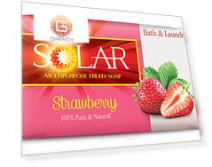 Savannah Soap, Мыло туалетное Solar Multipurpose Soap Strawberry, 250 мл