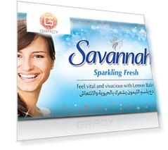 Savannah Soap, Мыло туалетное Свежесть минералов Sparkling Fresh, 125 г