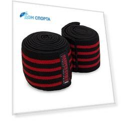 Бинт эластичный на колено Harper Gym Pro Series JE-2676 (пара) чер/кр