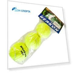 Мячи для большого тенниса Sportex 3 штуки (в пакете) C33248
