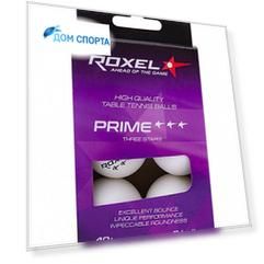 Мячи для настольного тенниса Roxel 3* Prime, 6 шт, белый