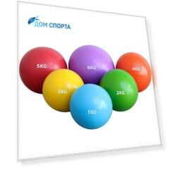 Медбол Sportex 1кг, d12см HKTB9011-1 голубой