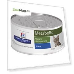 Hills Prescription Diet Metabolic Weight Management / Лечебные консервы Хиллс для кошек Коррекция веса (цена за упаковку)