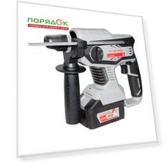 Перфоратор работа от аккумулятора, Интерскол, ПА-24/18В, SDS-Plus, 18 Вт, 2.2 Дж, 3 режима, Li-ion, с кейсом, без АКБ и ЗУ, 579.0.0.70