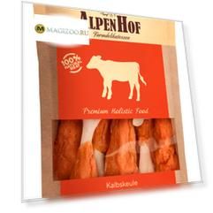 Лакомство AlpenHof для собак средних и крупных пород телятина ароматная на косточке 80 гр (1 уп)