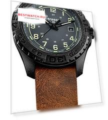 Швейцарские наручные  мужские часы Traser TR.109036. Коллекция Outdoor