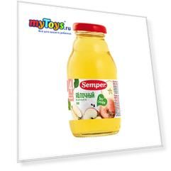 Сок Semper яблочный с 4 мес, 12 шт х 200 мл