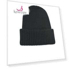 Черная шапка из шерсти Catya