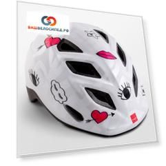 Велошлем детский Met Elfo White Icons 2018 (Unisize (46-53 см) )