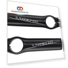 Рога на велоруль Syncros XR black, алюминий, 85 мм, черные, 228439