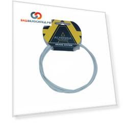 Трос велосипедный Teflon, 1.5 мм x 2100 мм, 7x6, сталь, белый