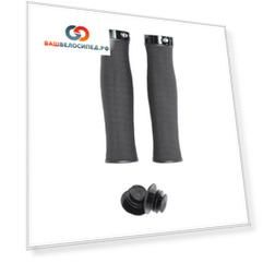 Грипсы на руль H217 OneSideLock, 130мм, резиновые, черные