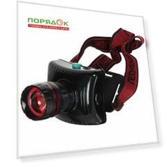 Фонарь налобный, встроенный аккумулятор, зарядка от USB, пластик, SPE17194-11