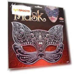 Маска карнавальная кошка mkh0605v