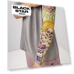 Тату-рукав BLACK STAR
