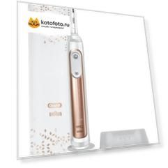 Зубная щетка электрическая Oral-B Genius X 20000N Sensi D706.515.6X розовый/белый
