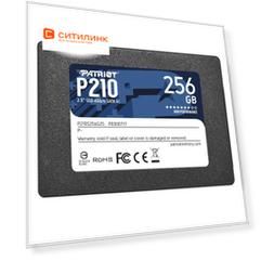 SSD накопитель Patriot P210 P210S256G25 256ГБ, 2.5", SATA III
