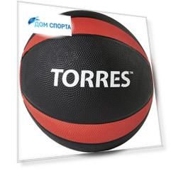 Медбол 6 кгTorres AL00226 черно-красно-белый