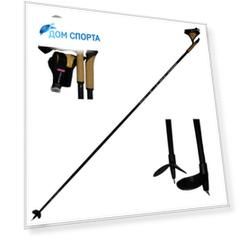 Лыжные палки Skigo Race 1.0/Power Strap 1.0 Карбон 100% 39 черный