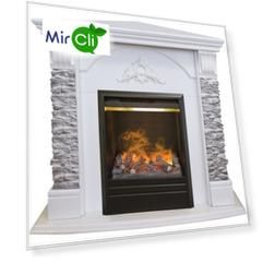 Камин угловой электрический с эффектом пламени 3D Real-Flame