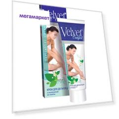 Крем для депиляции Velvet с вытяжкой из мяты 100мл