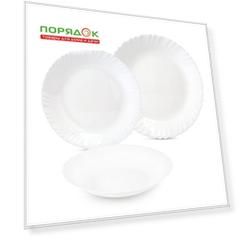 Сервиз столовый стекло, 18 предметов, на 6 персон, Luminarc, Feston, Q1498