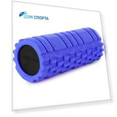 Цилиндр рельефный для фитнеса Harper Gym EG02 ?13х33 см синий