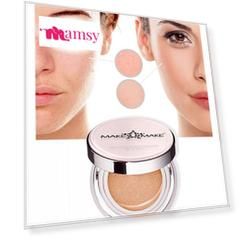 Невесомая тональная вуаль-кушон Dream skin Air Cushion с запасной кассетой, 2х15 г, Make U Make