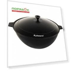 Казан чугун, 5 л, с крышкой, Kukmara, кч051