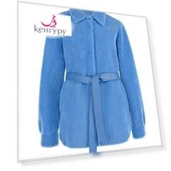 Куртка из овчины с декором на спине Blancha
