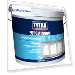 Герметик акриловый внутренний пароизоляционный Tytan Professional Eurowindow белый 7 кг