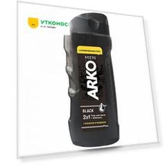 Шампунь-гель для душа Arko for Men Black 2в1 260 мл