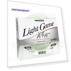 Леска плетеная Salmo Light Game Fine x4 0,04 мм, 100 м, 1,74 кг, green