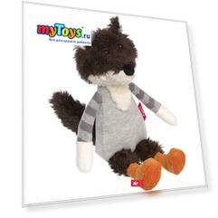 Мягкая игрушка Sigikid Волк,  коллекция Лоскутки, 32 см