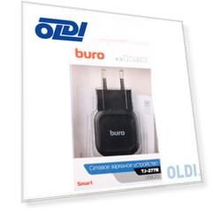Сетевое зарядное устройство Buro TJ-277B 2.4A черный