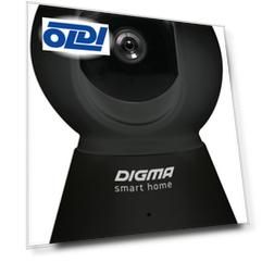 Камера IP Digma DiVision 401 CMOS 2.8 мм 1920 x 1080 H.264 MJPEG Wi-Fi черный