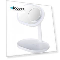 Зеркало-светильник Momax Q.Led QL3 с беспроводной зарядкой и Bluetooth-динамиком (White)
