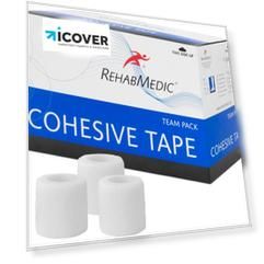 Спортивный тейп RehabMedic Cohesive Tape 5x4.6 RMV0212WH (White)