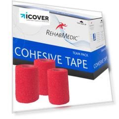 Спортивный тейп RehabMedic Cohesive Tape 7.5x4.6 RMV0213RD (Red)