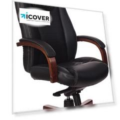 Кресло руководителя Бюрократ T-9923WALNUT (Black)