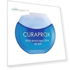 Curaprox Нить межзубная тефлоновая с хлоргексидином 35м 1 шт (Curaprox, Зубные нити)