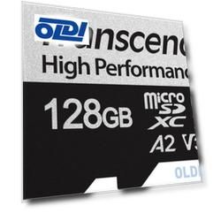 Флеш-накопитель Transcend Карта памяти Transcend 128GB UHS-I U3 A2 microSD microSD w/ adapter