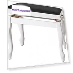 Банкетка для рояля/ пианино GEWA 130350 Deluxe Classic White Gloss