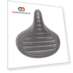 Велосипедное седло VL-8766, комфортное, широкое, черное