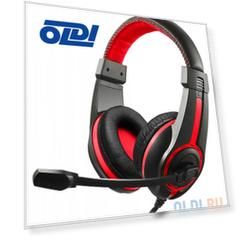Гарнитура Oklick HS-L200 черно-красный