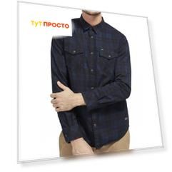 блуза  Tom Tailor / муж / tropical sky blue / 100 % Хлопок / XL