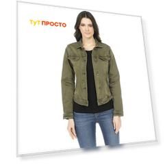 куртка Tom Tailor / жен / dry greyish olive / 98 % Хлопок, 2 % Эластан / XS