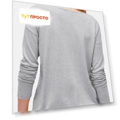 свитер Tom Tailor / жен / silver melange / 60 % Хлопок, 40 % Вискоза / L